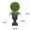 3.5ft. Topiary Boxwood Artificial Tree in Decorative Urn